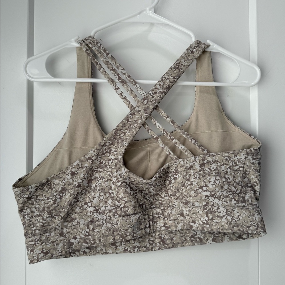 Zyia Bentonite Ruched Pocket Hi-rise 7/8 24" Leggings and Sports Bra 2 piece set - Picture 12 of 13